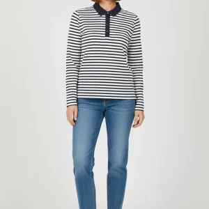 Le polo motif rayé Soya Concept | 27443
