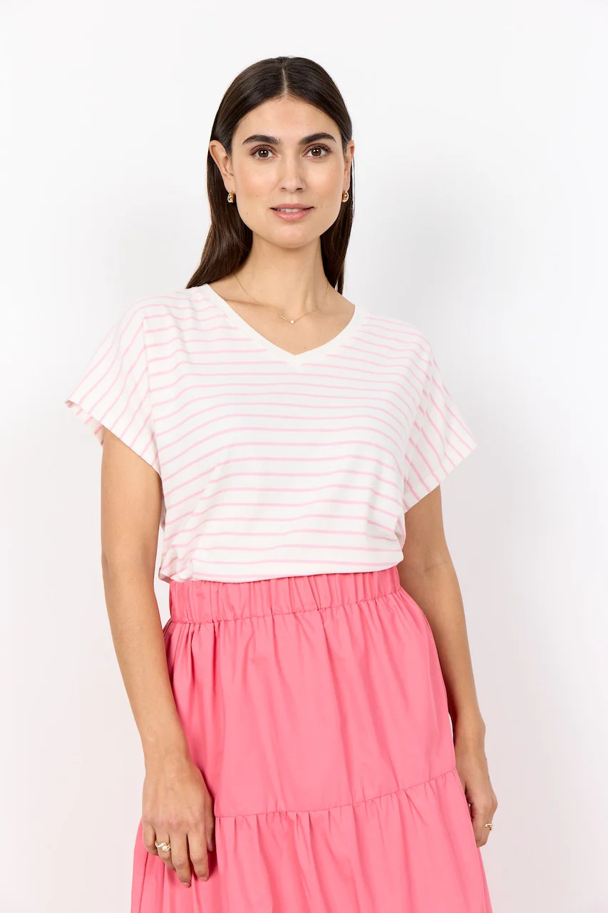 Le t-shirt à rayures Soya Concept | 27514