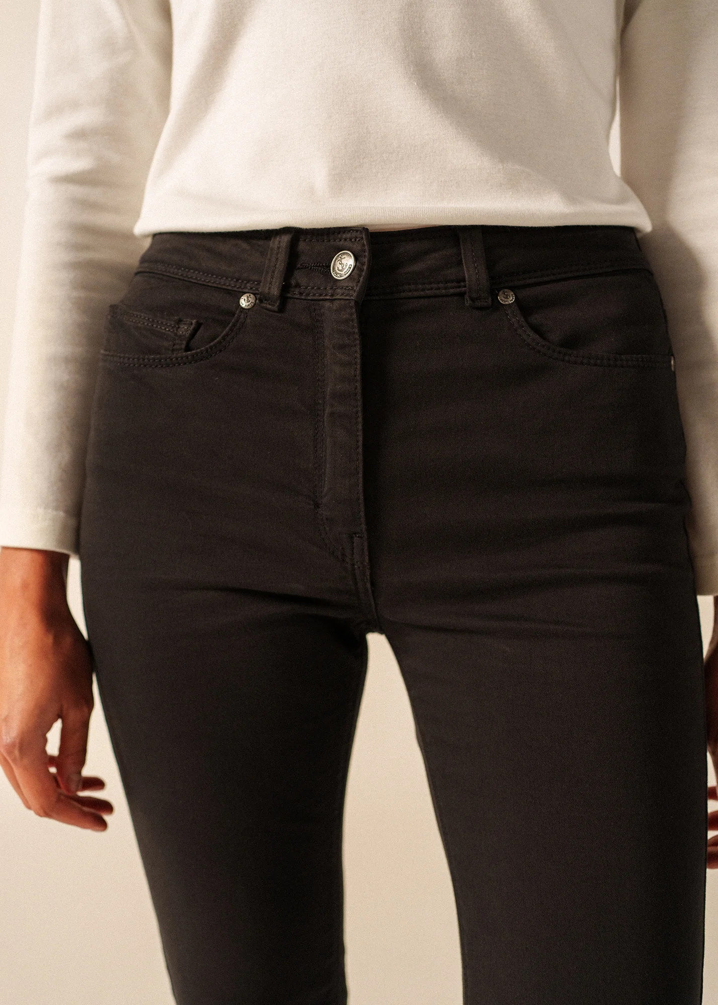 Pantalon Mimosa - en coton (NOIR) – Image 3