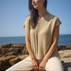 Le haut en maille texturée Soya Concept | 51499