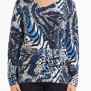 Le haut imprimé animalier abstrait Moffi | GN4508