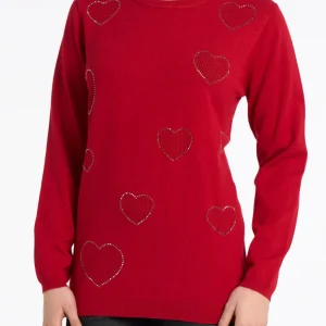 Le haut coeurs brillants Moffi | NF034